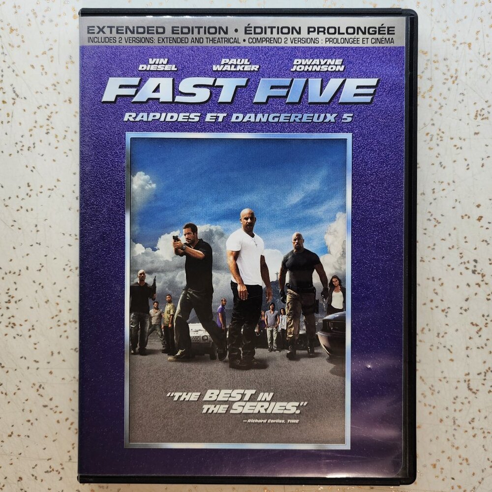 Fast Five Extended Edition DVD Movie